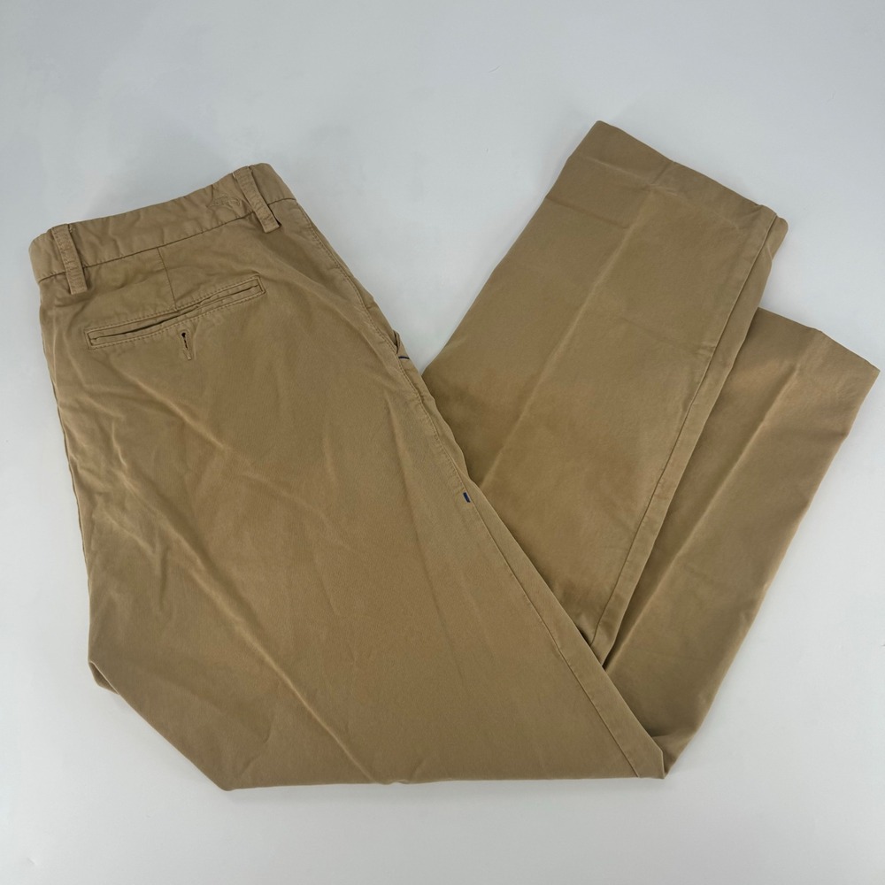 Tommy Bahama Boracay Chino Pants Mens 33x30 Khaki Tan Pima Cotton Modal Blend